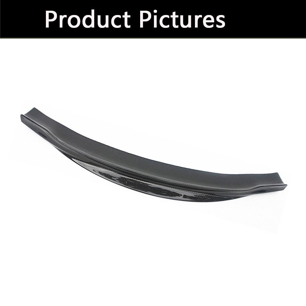 Carbon Fiber Front Bumper Lip Center Chin Spoiler Cover Fit for BMW F10 M5 2012-2016