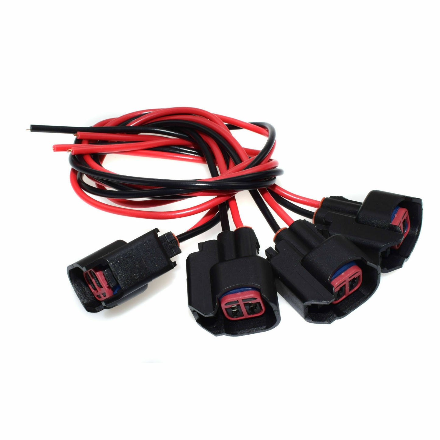 4x Fuel Injector Wiring Harness Connector Pigtail for Ford for Lincoln for Mercury 1p1344
