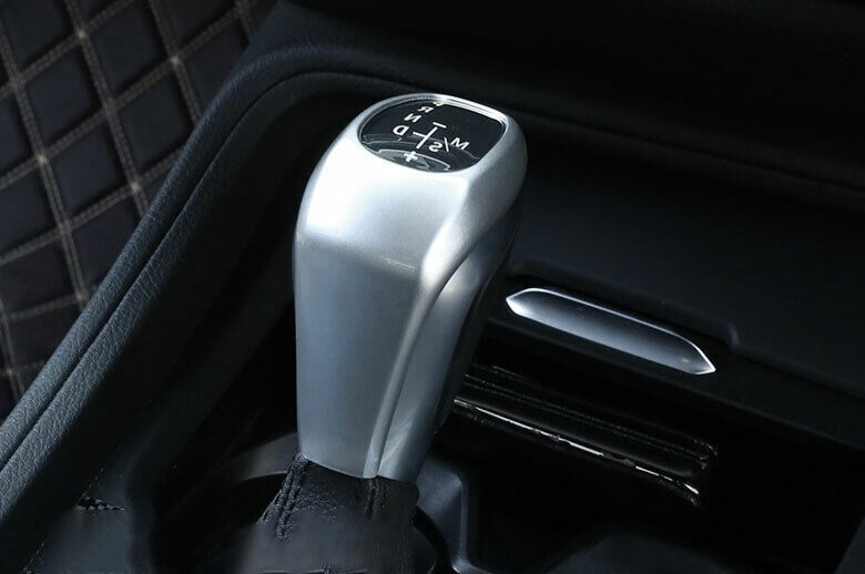 for BMW X1 F48 2016-2019 ABS Silver Gear Shift Knob Shifter Lever Cover Trim 1X