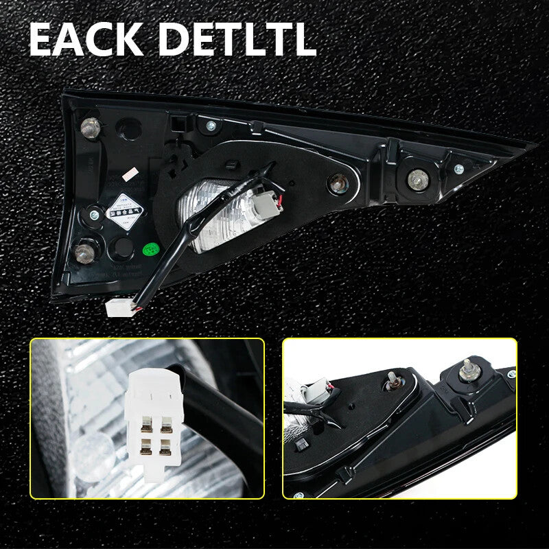 Internal LED taillights and rear brake stop lights are available for the for Toyota for Sienna 2021 and 2022 models.