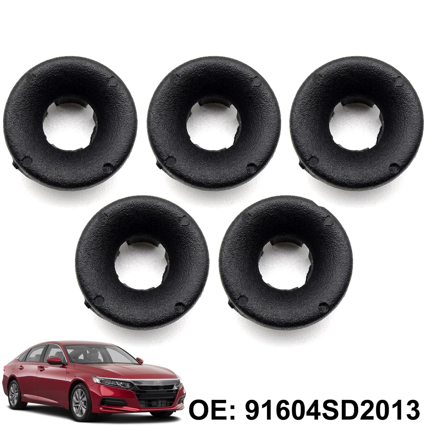 5x for Honda for Civic CR-V Insight Odyssey Bonnet Stay Hood Rod Prop Pivot Grommet