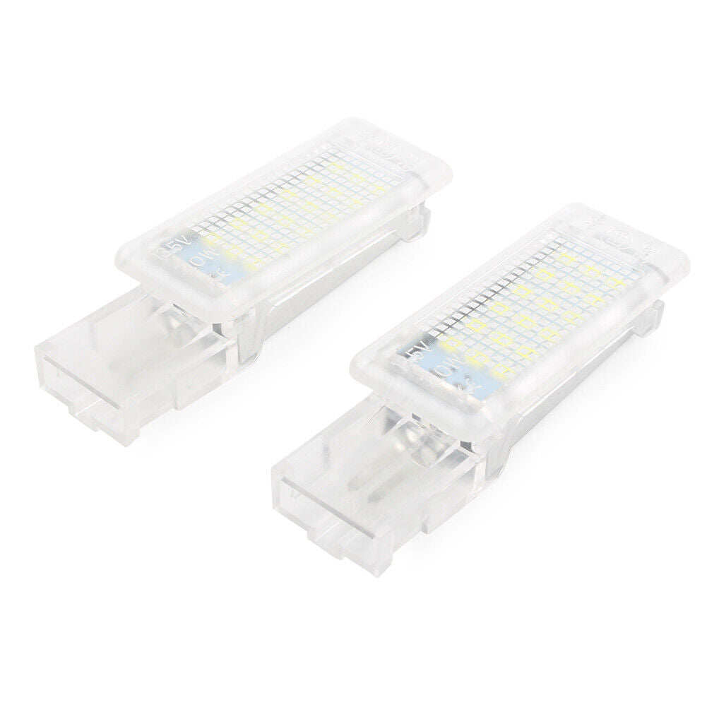 White LED Footwell Light Lamp for VW for SKODA Golf6 2009~2013 for Jetta 2006~2008 Pair