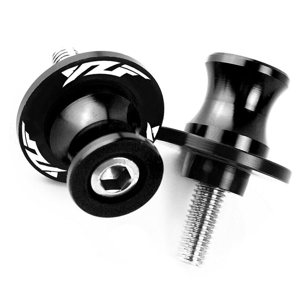 Schwingenspulen Slider Stand Schrauben M6 f¨¹r for Yamaha YZF R1 R3 R6 Motor Schwarz