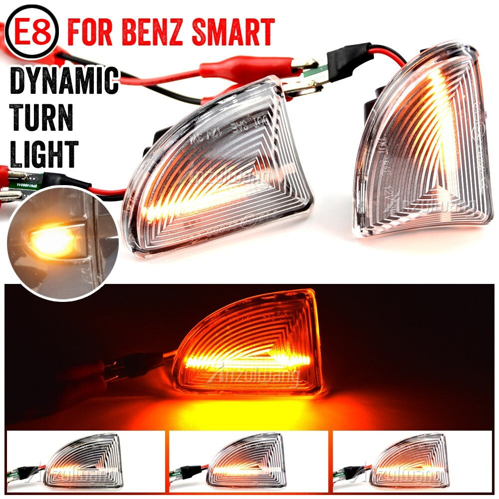Dynamic Side Marker Turn Light for Mercedes-Benz for Smart Fortwo W451 Coupe/Cabrio