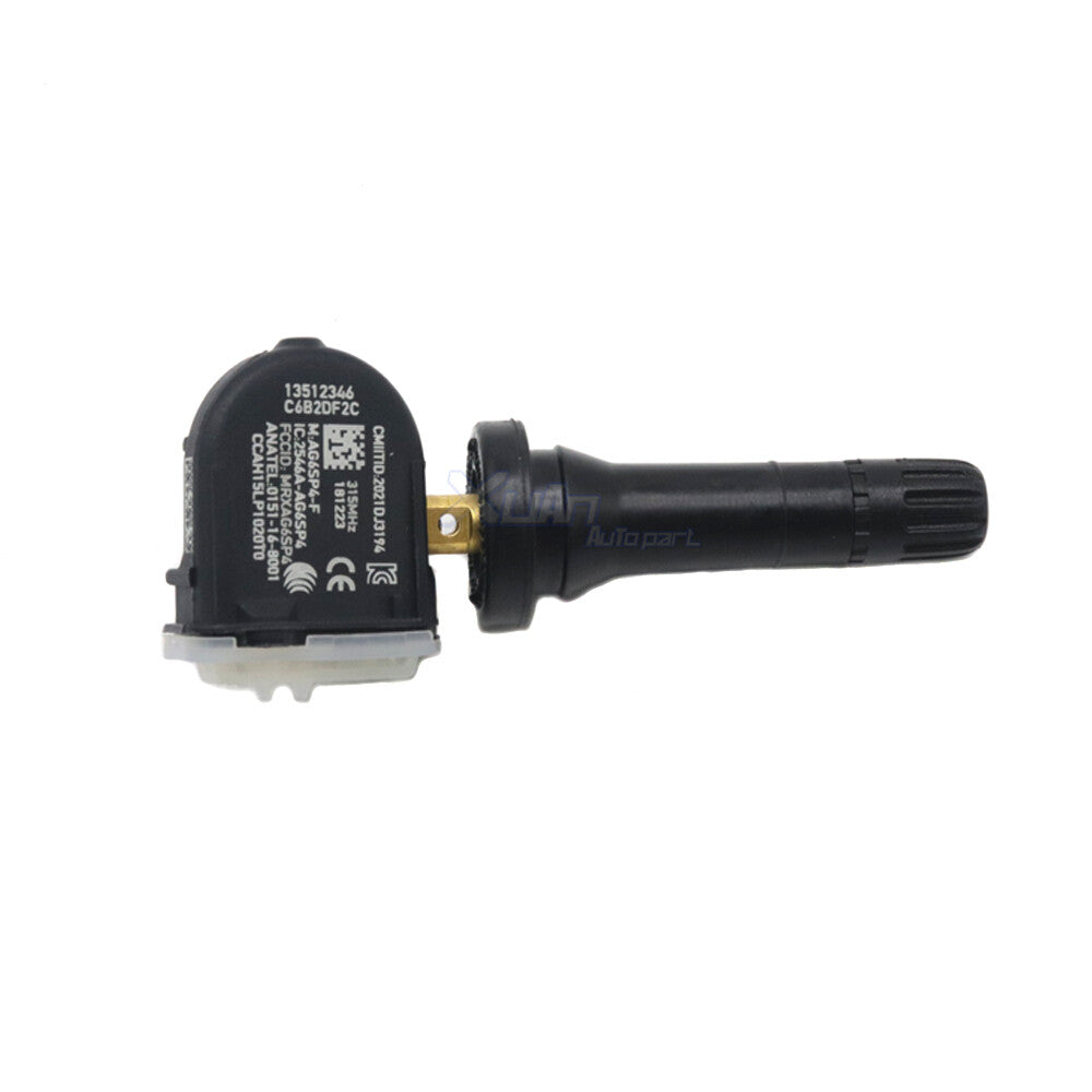 4-piece Tire Pressure Monitoring System (TPMS) Sensor Kit 13512346 for GimChevrolets