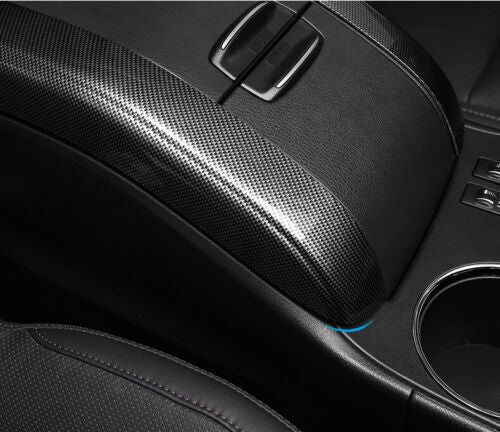 2X Carbon Fiber Style Armrest Box Decor Strip Trim for Toyota Highlander 14-2019
