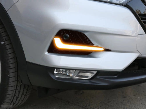 Fit for Nissan Rogue Sport 2020-2022 DRL Daytime Running LED Light W/Turn Signal