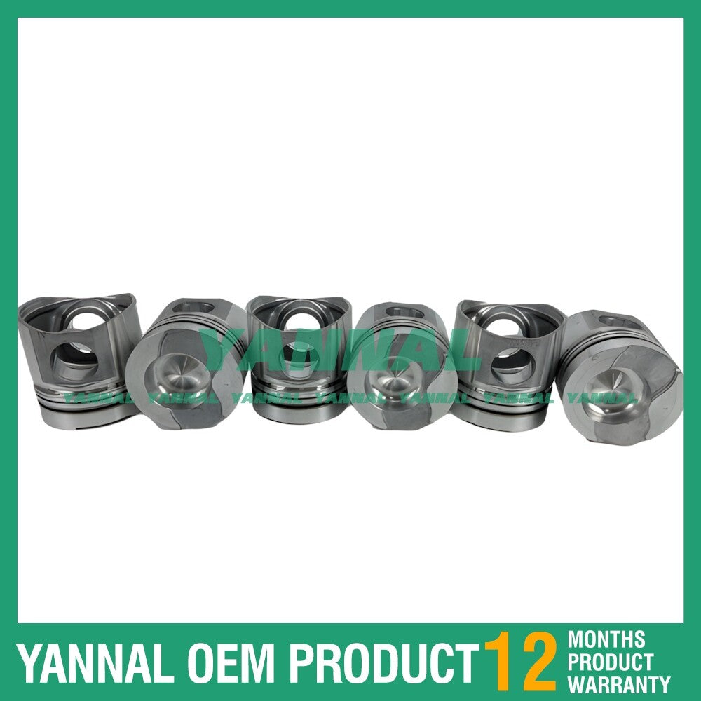 Piston 6136-34-2120 is suitable for Komatsu S6D105.