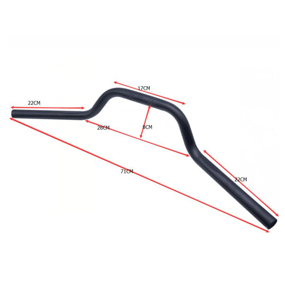 Motorcycle Handlebars Black Motorbike Bars 25mm 1 inch Drag Bars Universal