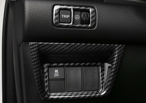 for Honda Accord 10th 2018-2022 ABS Carbon Headlight Switch Control Cover Trims