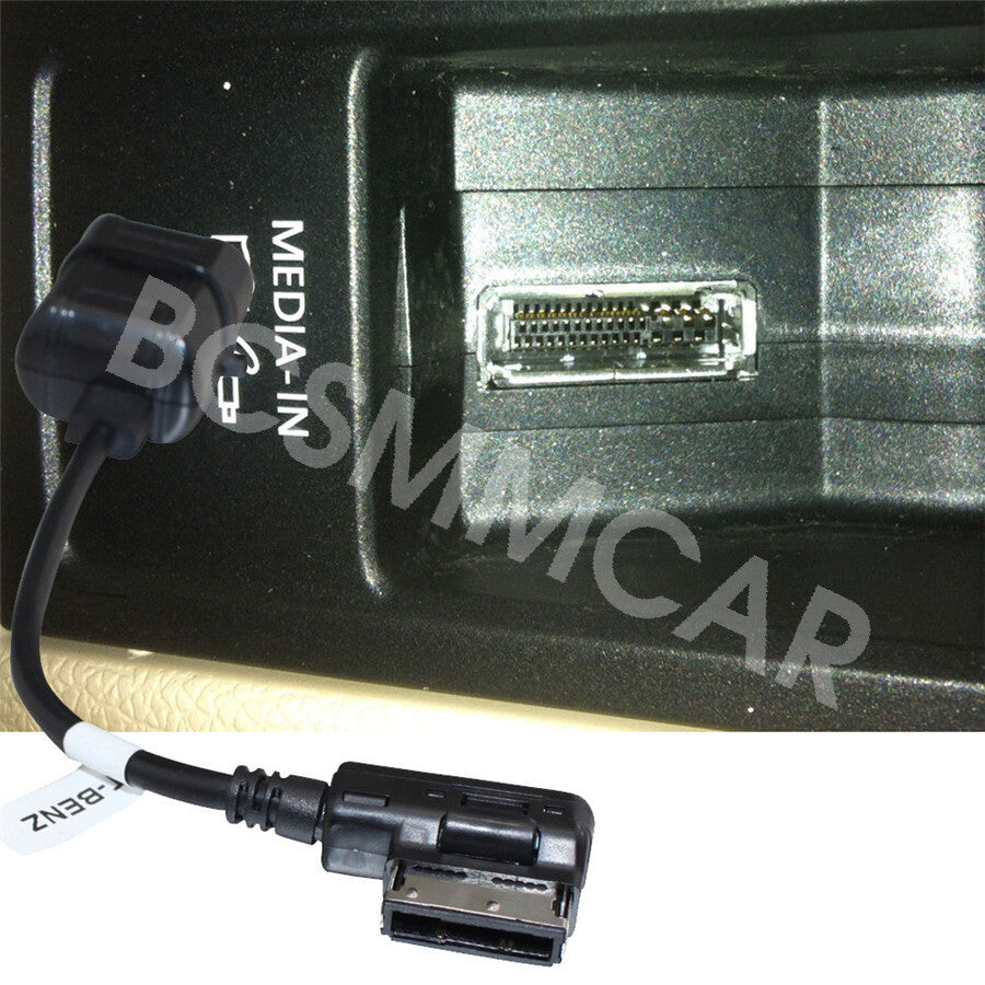 Bluetooth Adapter AUX Cable Fit for Mercedes-Benz GLK/E/GL/S Series 2010-2024