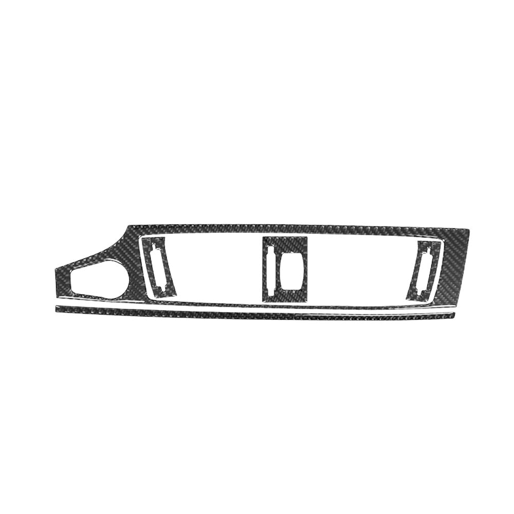 5PCS Carbon Fiber Center Vent Outlet Cover Trim for BMW X3 F25 X4 F26 2011-2017