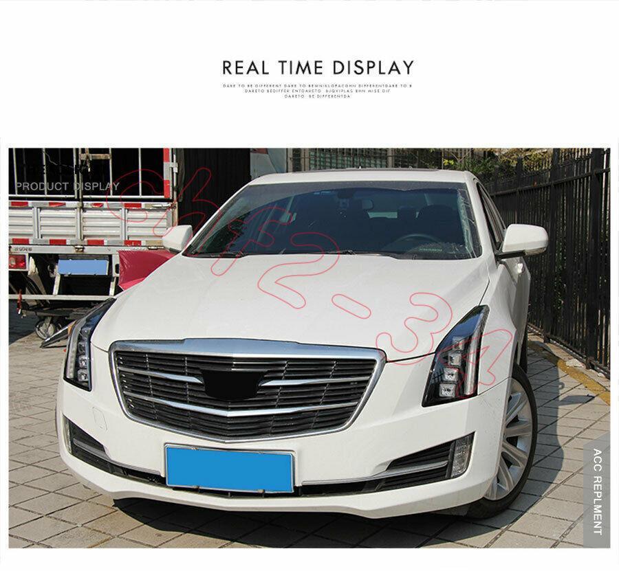 LED DRL Headlights Double Beam Lens Projector 2PCS Fit for Cadillac ATS 13-2019