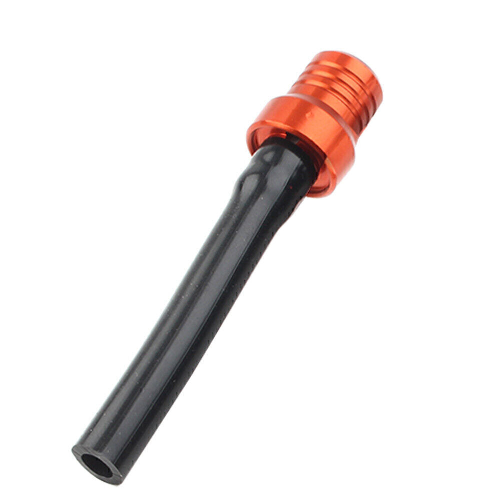 CNC For Dirt Pit Bike ATV Quad Gas Fuel Tank Air Vent Hose Tube Breather Orange
