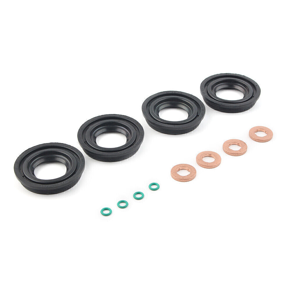 4x Fuel Injector Seal Set Washer Oring Fit for Ford Transist MK7 for LAND ROVER for DEFENDER