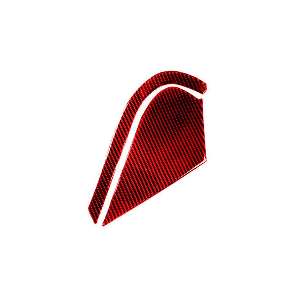 4x Red Carbon Fiber Door Bumper Panel Trim Cover for Toyota Highlander 2008-2013