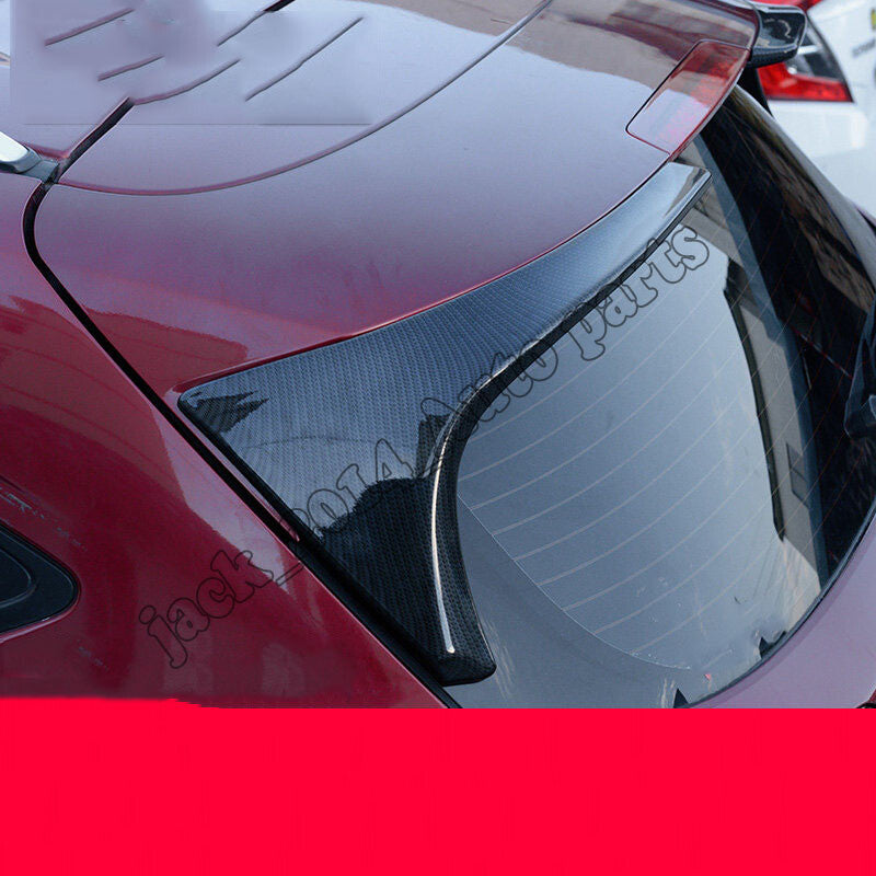 for Honda HRV HR-V 2016-2022 Hatchback CARBON FIBER Rear Side Trunk Spoiler 2pcs