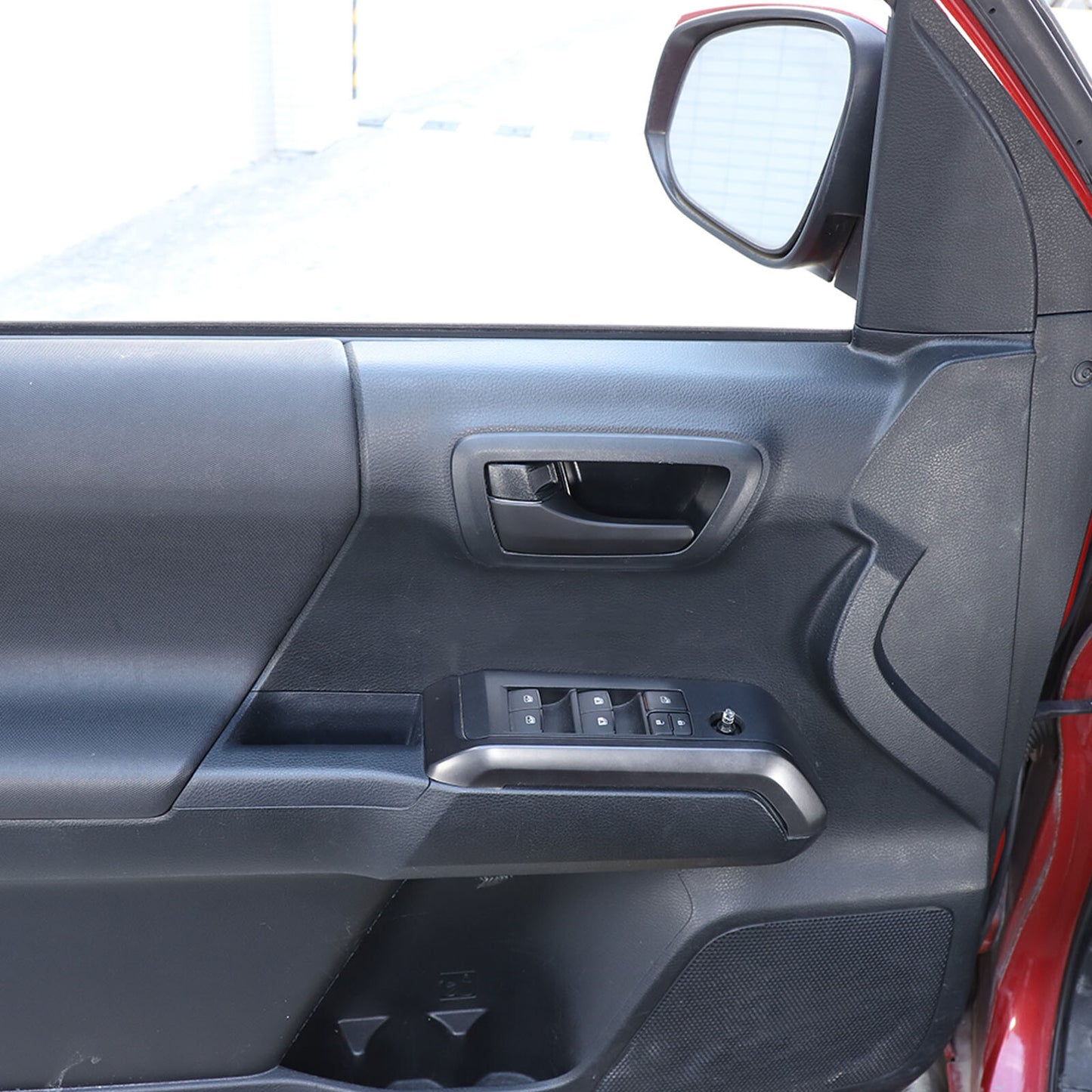 Carbon fiber center console cupholder trim for Mercedes-Benz C-Class W204 2008 - 2014