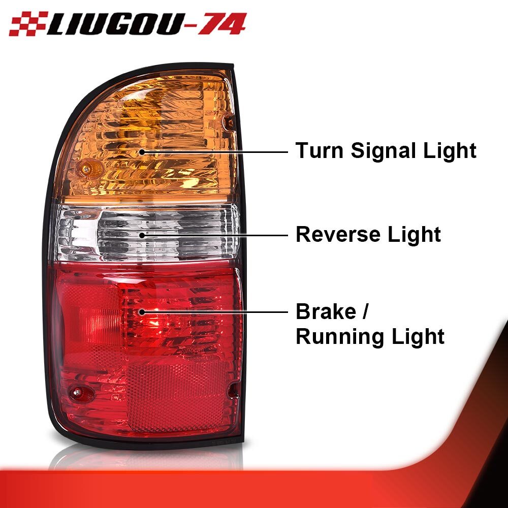 The left and right taillight assemblies are suitable for 2001-2004 for Toyota Tacoma models.