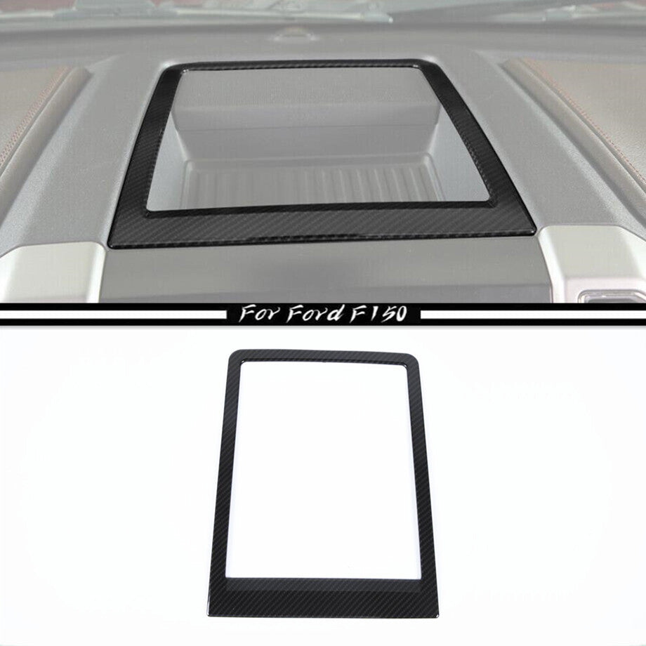 Carbon Dash Center Console Storage Box Frame Covers Trim For 2015-2020 for ford F150