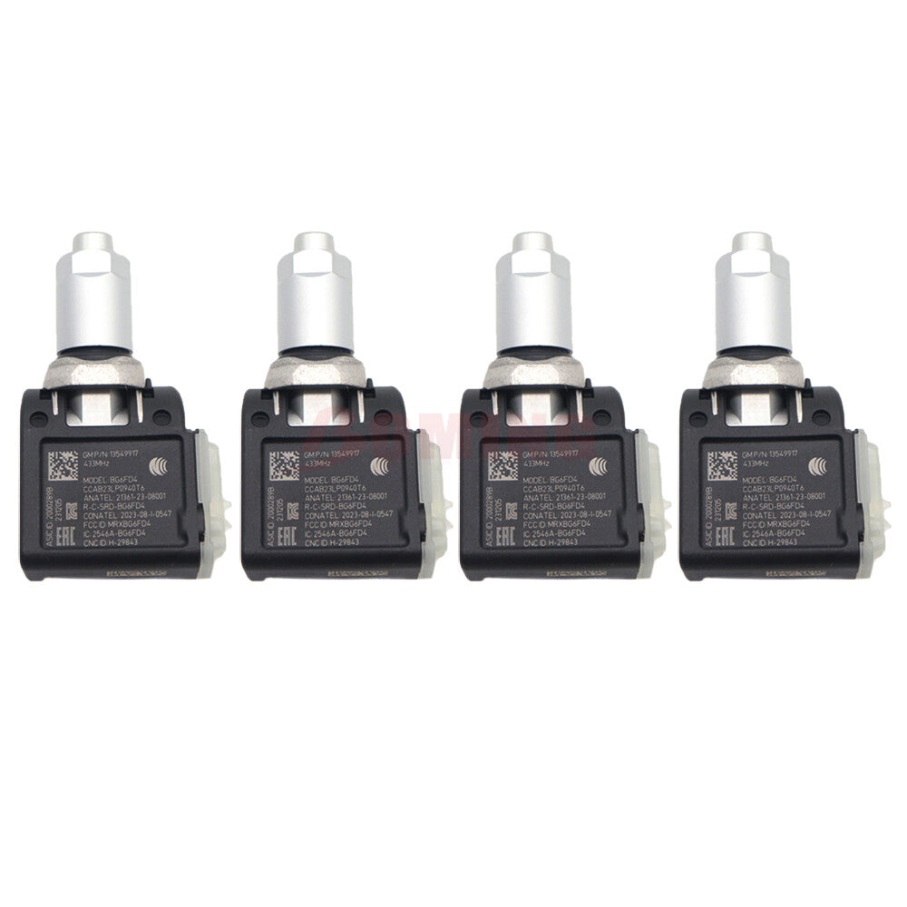 4x 13549917 New TPMS Tire Pressure Sensor for Buick Enclave I for Chevrolet Traverse