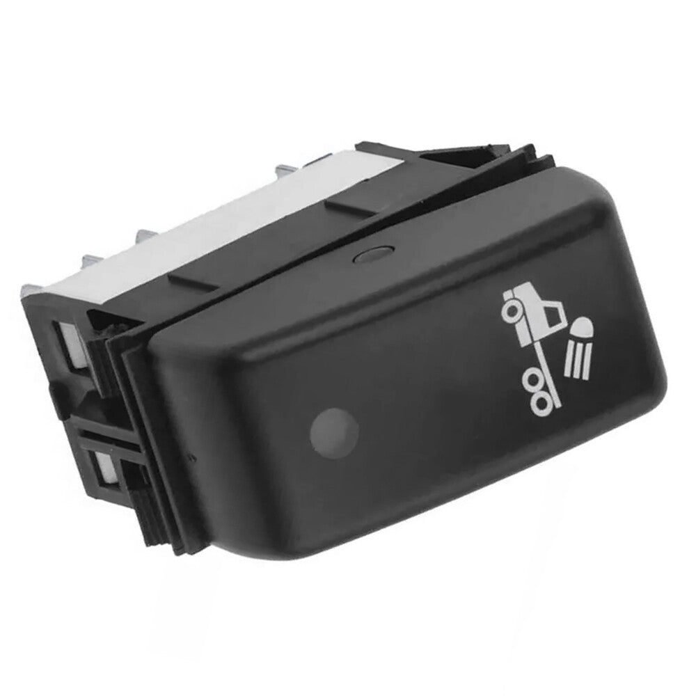 Rear Headlight Switch Rocker Switch Button Replacement for Kenworth Trunk Black