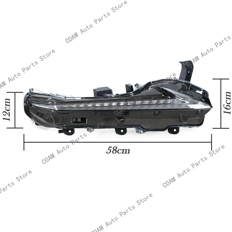 A pair of daytime running lights and turn signals for the for Lexus F-Sport NX200t 2015-2021.