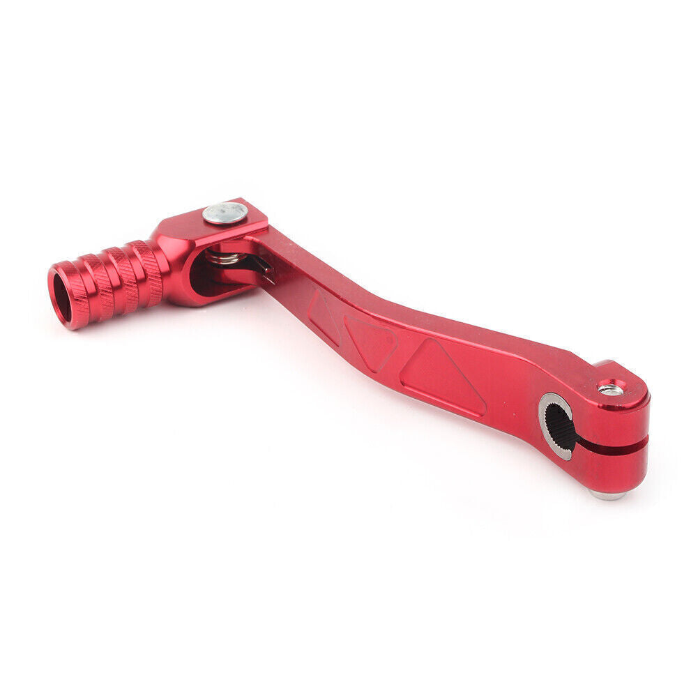 10mm Folding Shifter Lever Green For KLX BBR TTR Dirt Bike Sunl Coolster Red