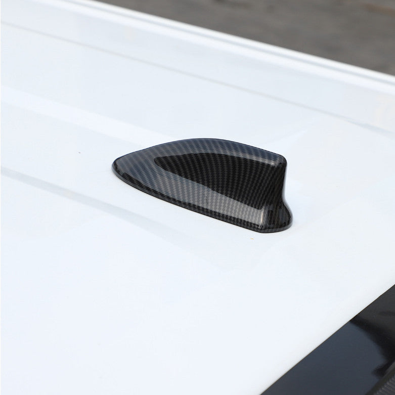 Carbon fiber shark fin antenna car signal cover trim for Toyota Tundra 2022 2023