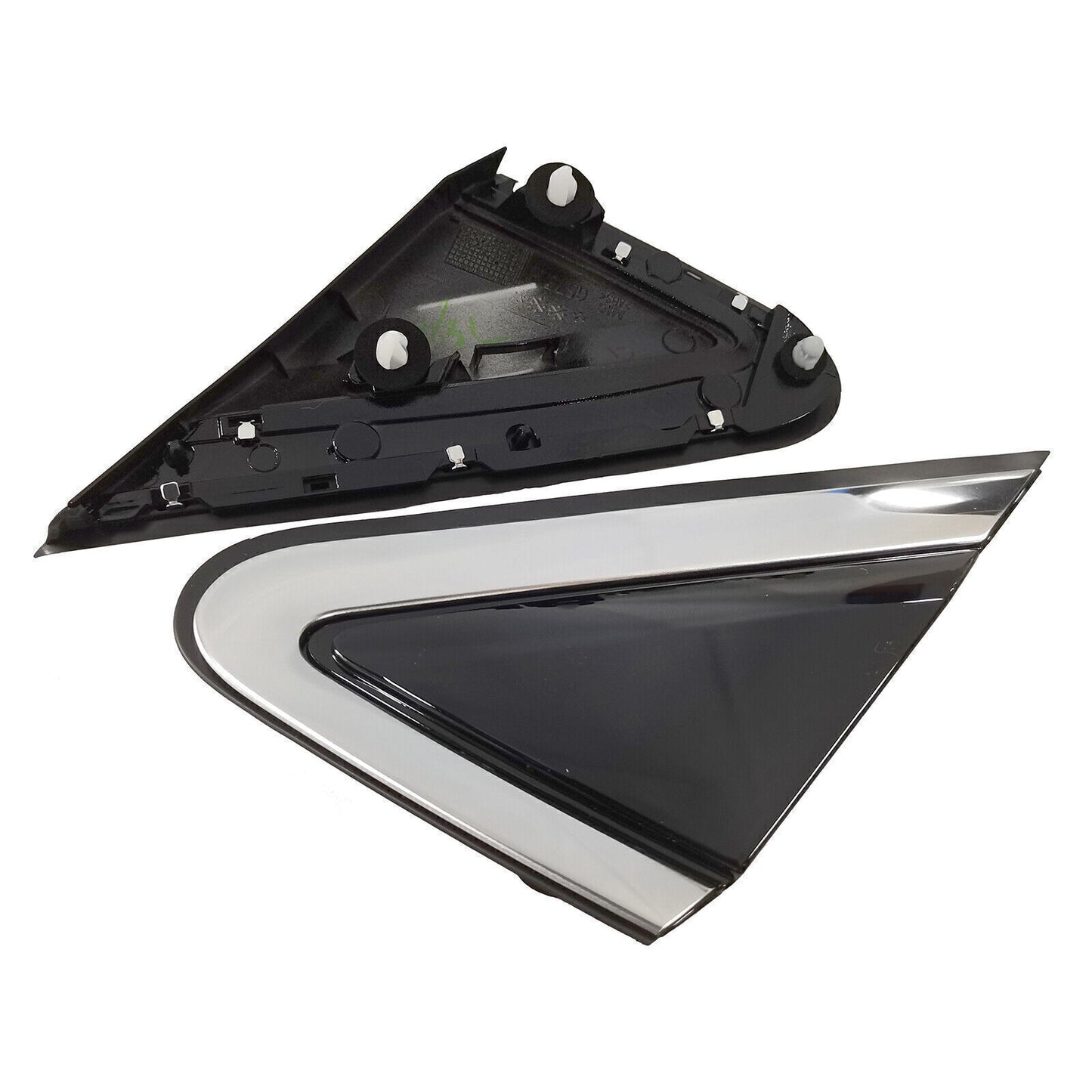 2x For 2015-2018 for Nissan Murano Front Fender Mirror Molding Triangle Corner Trim