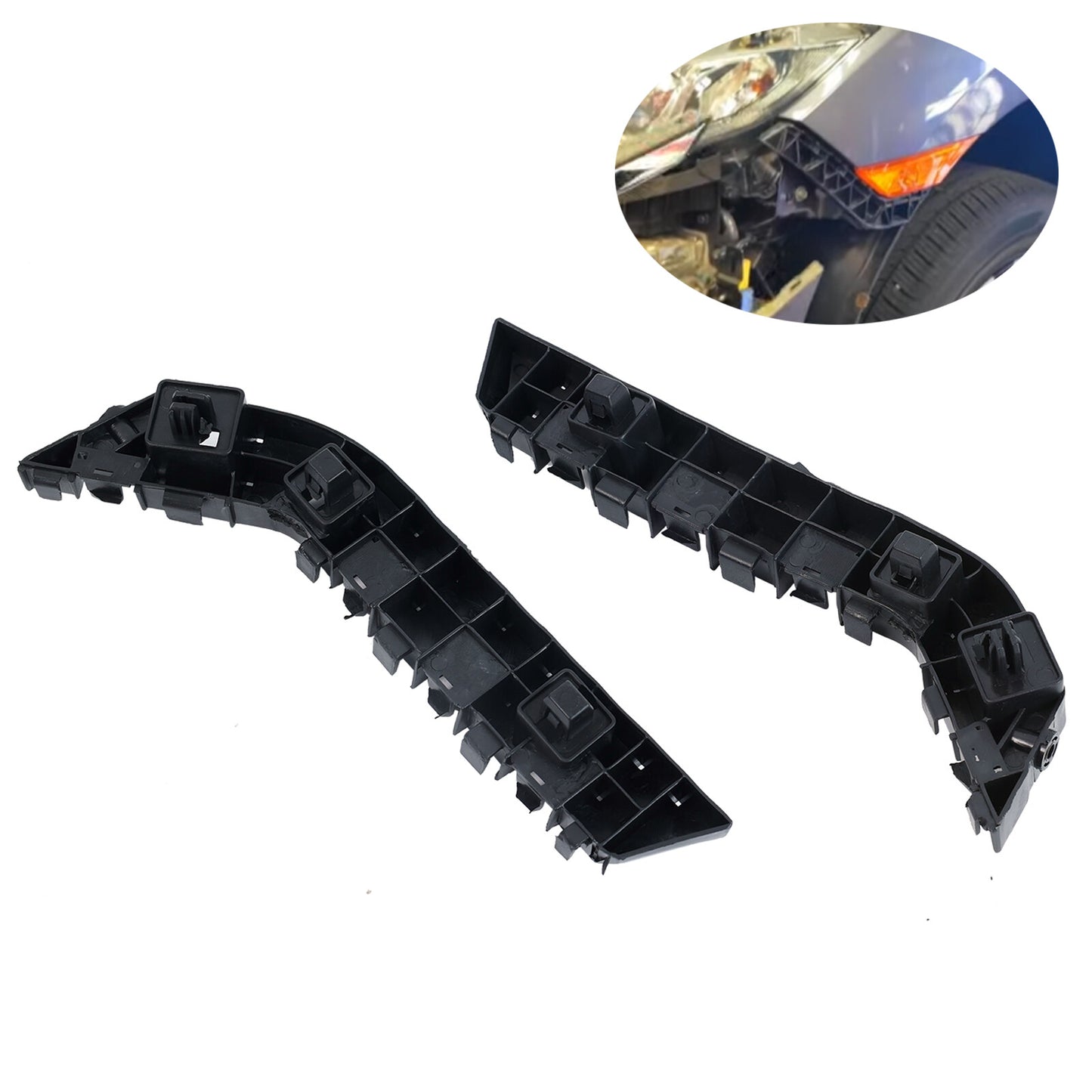 2 x Front Bumper Support Retainer Bracket Left/Right for Honda for Civic 71193TBAA00