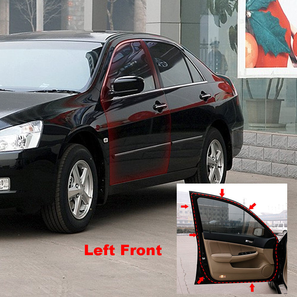 Rubber For 2003-2007 for Honda Accord Front Left Door Seal Weather Strip Replacement