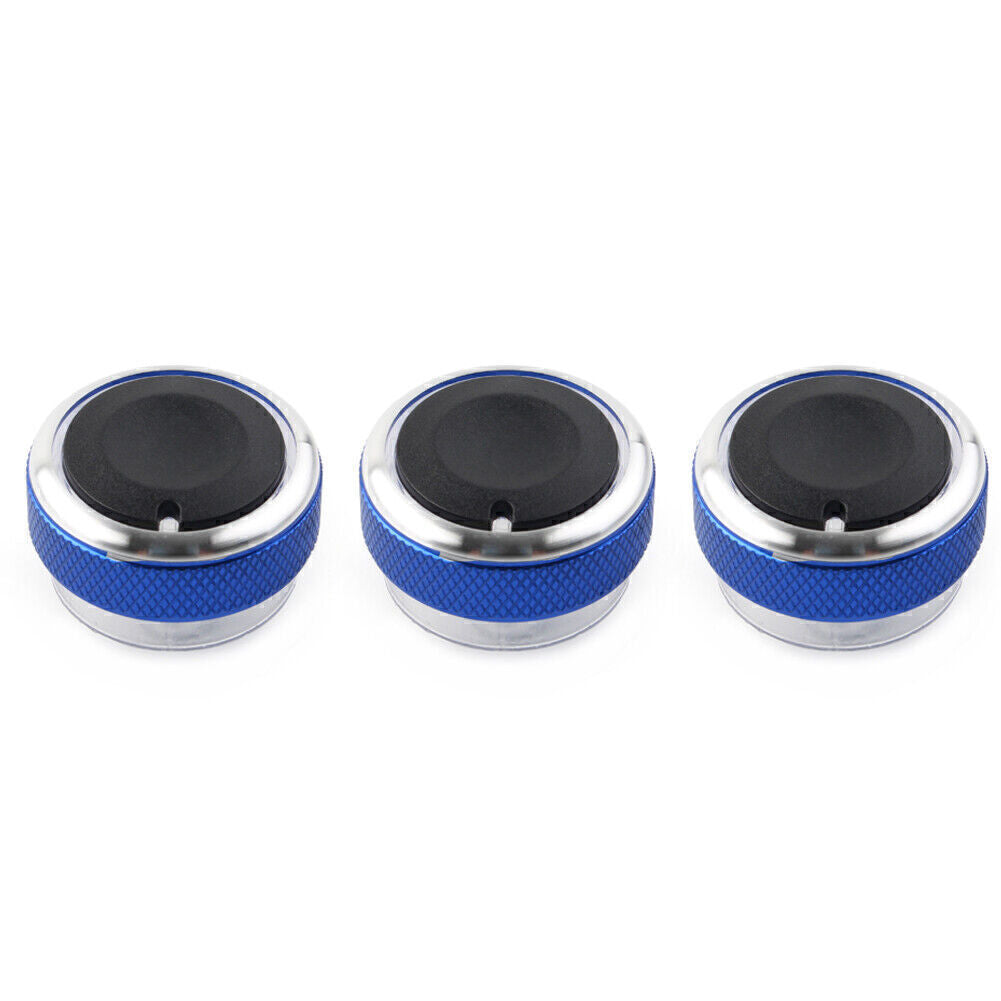 Air Conditioner Switch Button Blue for Ford Focus MK2 MK3 Mondeo C/S-max 3 PCs