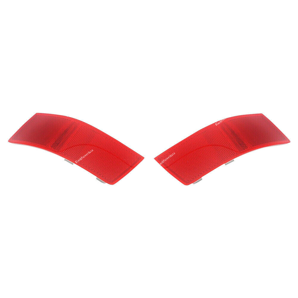 Pair for Benz GLK-Class 10-15 Rear Bumper Reflector Lights Right Left Side