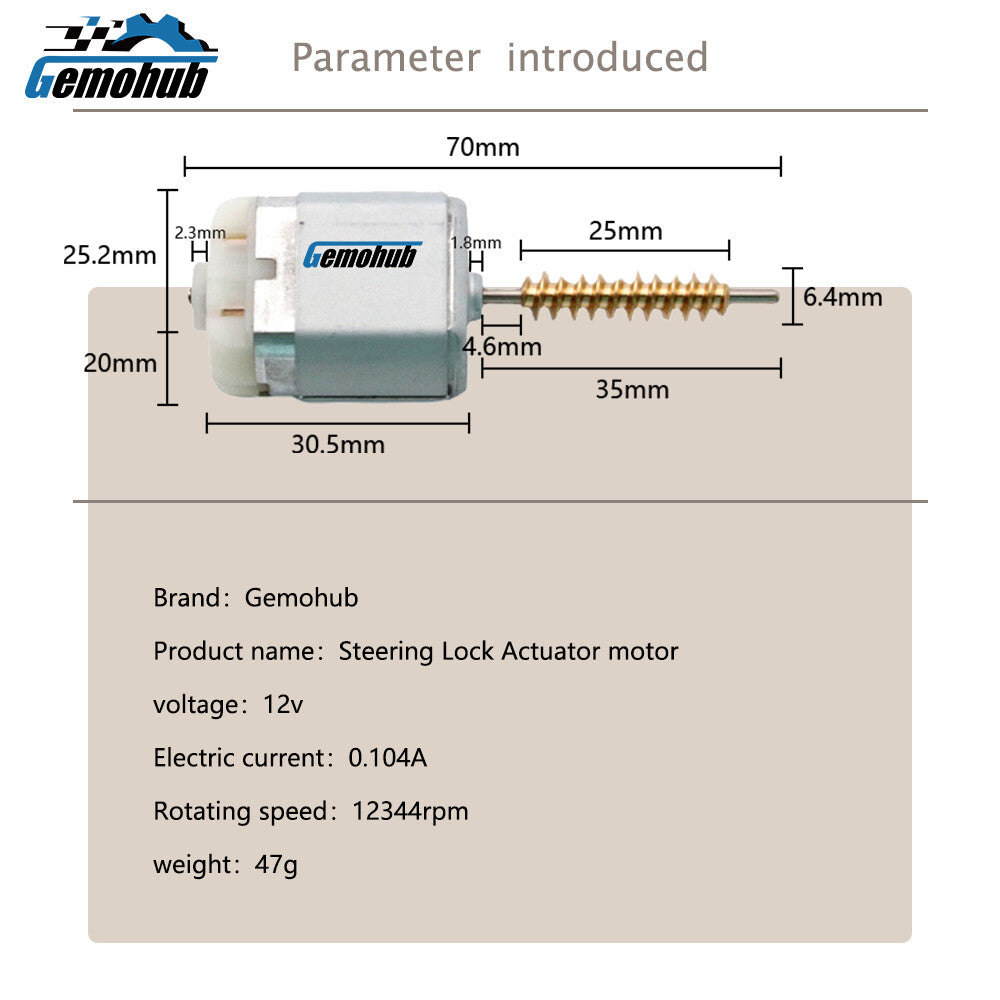 Steering Column Lock motor For 03-2008 for Nissan Maxima A34 08-2011 for Renault koleos