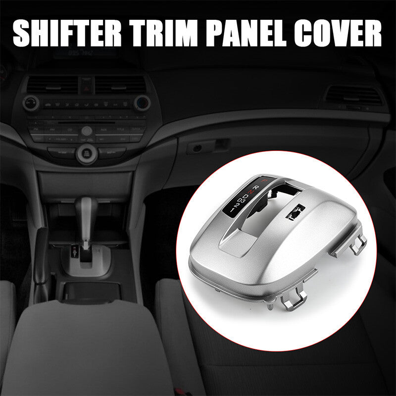 Center Console Shifter Plate Cover Trim Kit Silver For 2008-2012 for Honda Accord