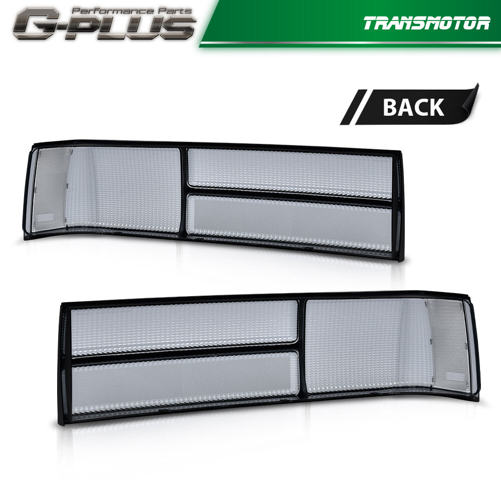 Suitable for 87-93 for Ford for Mustang Fox body LX style taillights (left + right lens)