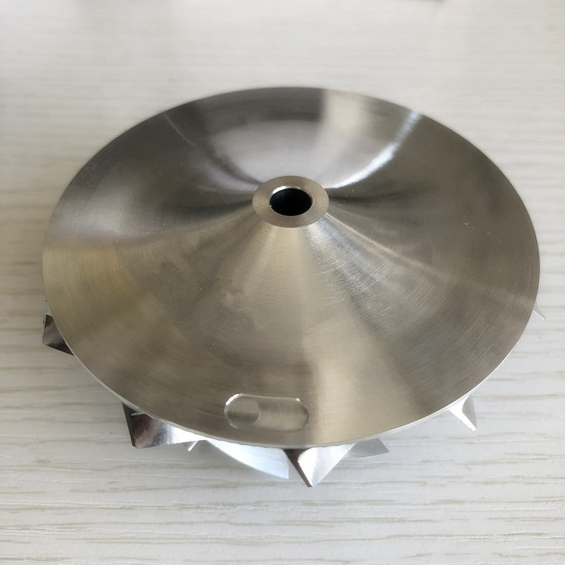 HX40 66.65/84.00mm 11+0 performance design turbine milling/bulk compressor wheel