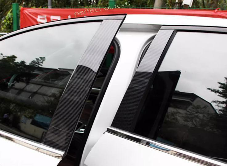 for Nissan Kicks 18-2024 PC Carbon Fiber Window Center BC Pillar Post Cover Trim