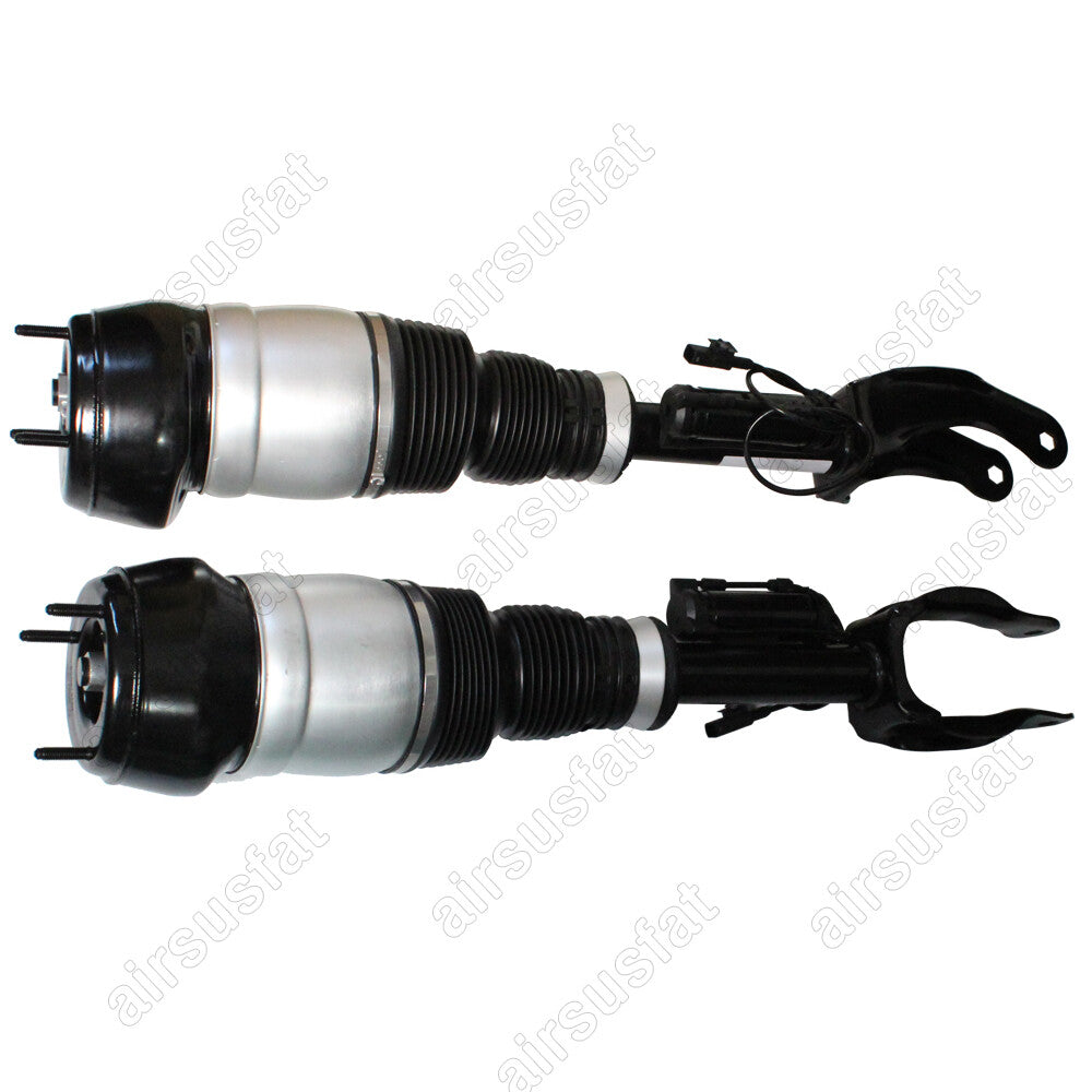 Pair for Mercedes GL-Class X166 W166 Front LR Air Suspension Shock Strut w/EDC