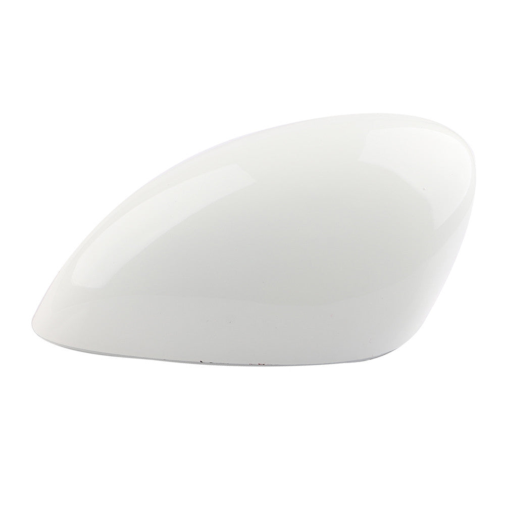 White wing mirror cap on the left driver's side for Ford Fiesta MK7 2008 - 2017