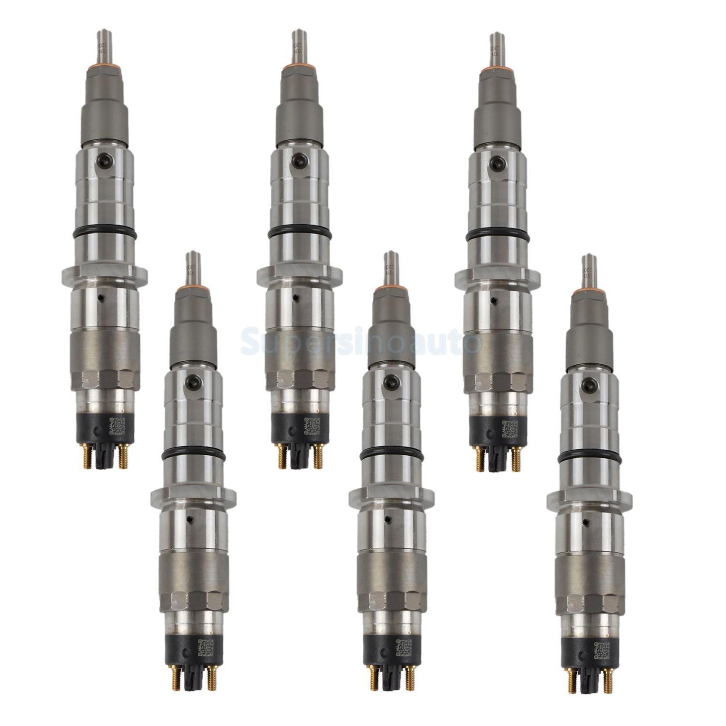 6x Fuel Injector 0445120236 6745-11-3100 for Komatsu Engine 4D107 S6D107 WA320-6