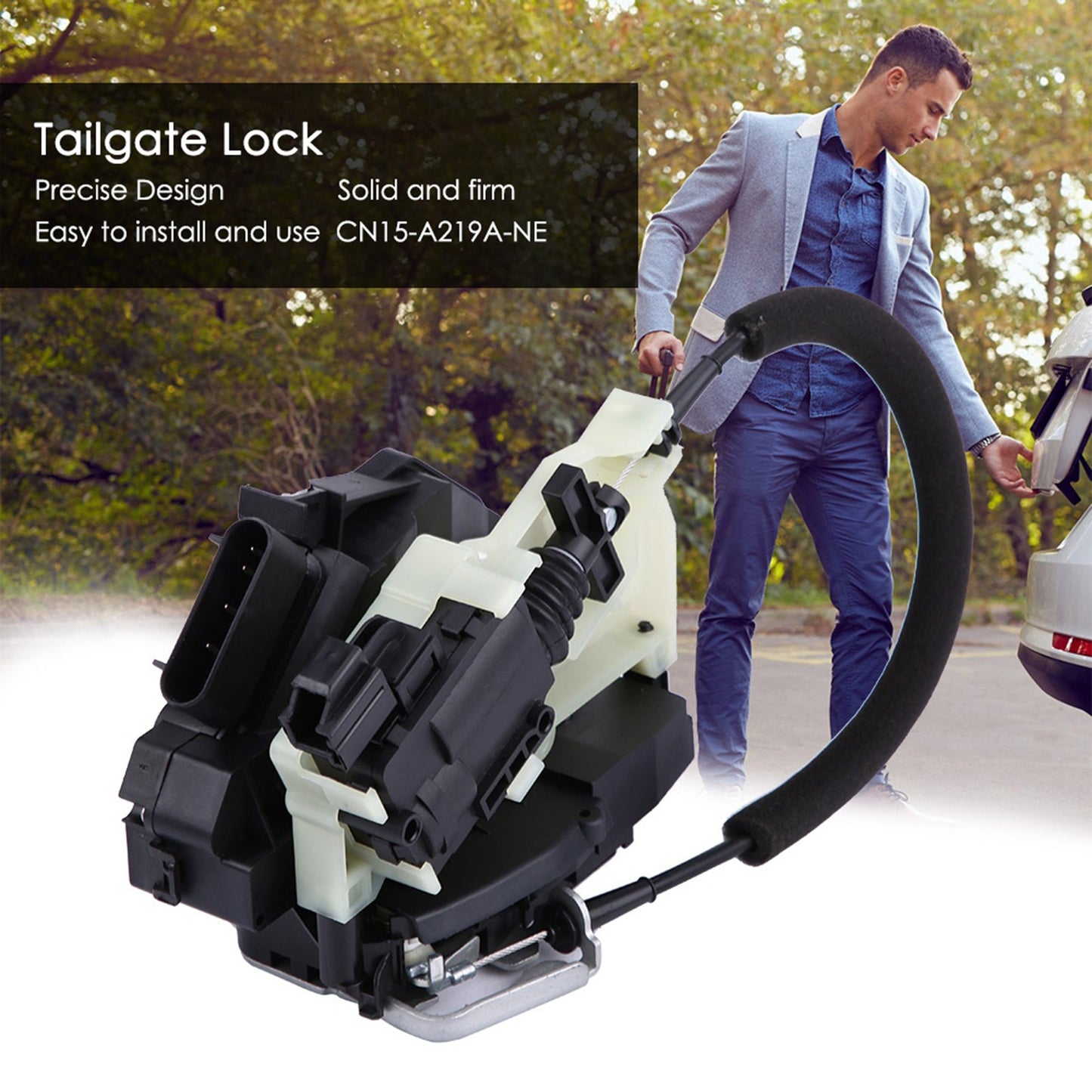 Car Boot Tailgate Lock Latch Tailgate Trunk Latch Actuator Steel Liftgate Lock