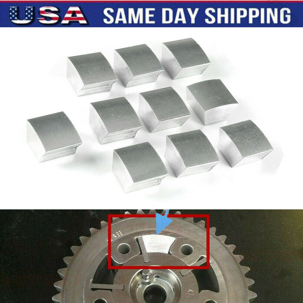 10pc 3 Valve Cam Phaser Lock Out Kit, Noise Repair for Ford 5.4L F150 Expedition