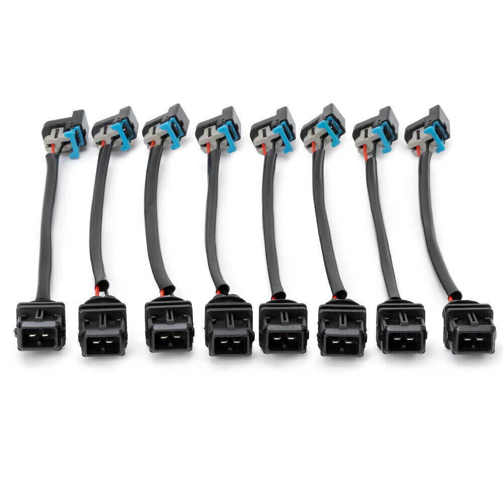 8x Jetronic EV1 to for Mini Multic 2 Injector Harness Adapters GM LS