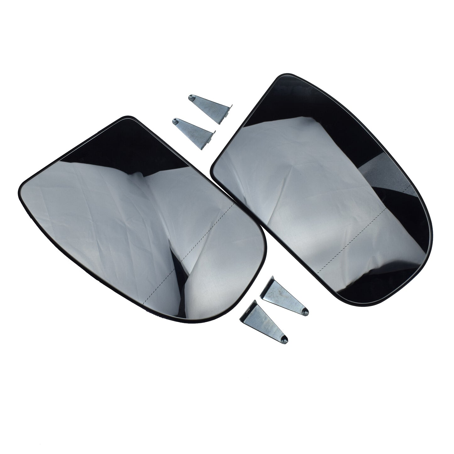 A pair of mirrored glass panels suitable for MERCEDES-BENZ C230 C240 C280 C320 E280 E300