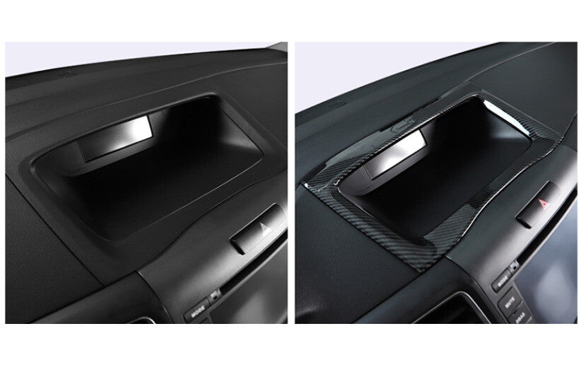 Middle Console Navigation Panel Trim for Honda CRV CR-V 2012-2016 Carbon Fiber