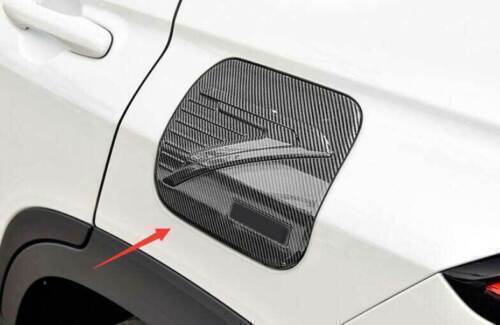 1X Carbon Fiber Fuel Tank Cap Oil Gas Cover Trim for Toyota for Corolla Cross 22-24