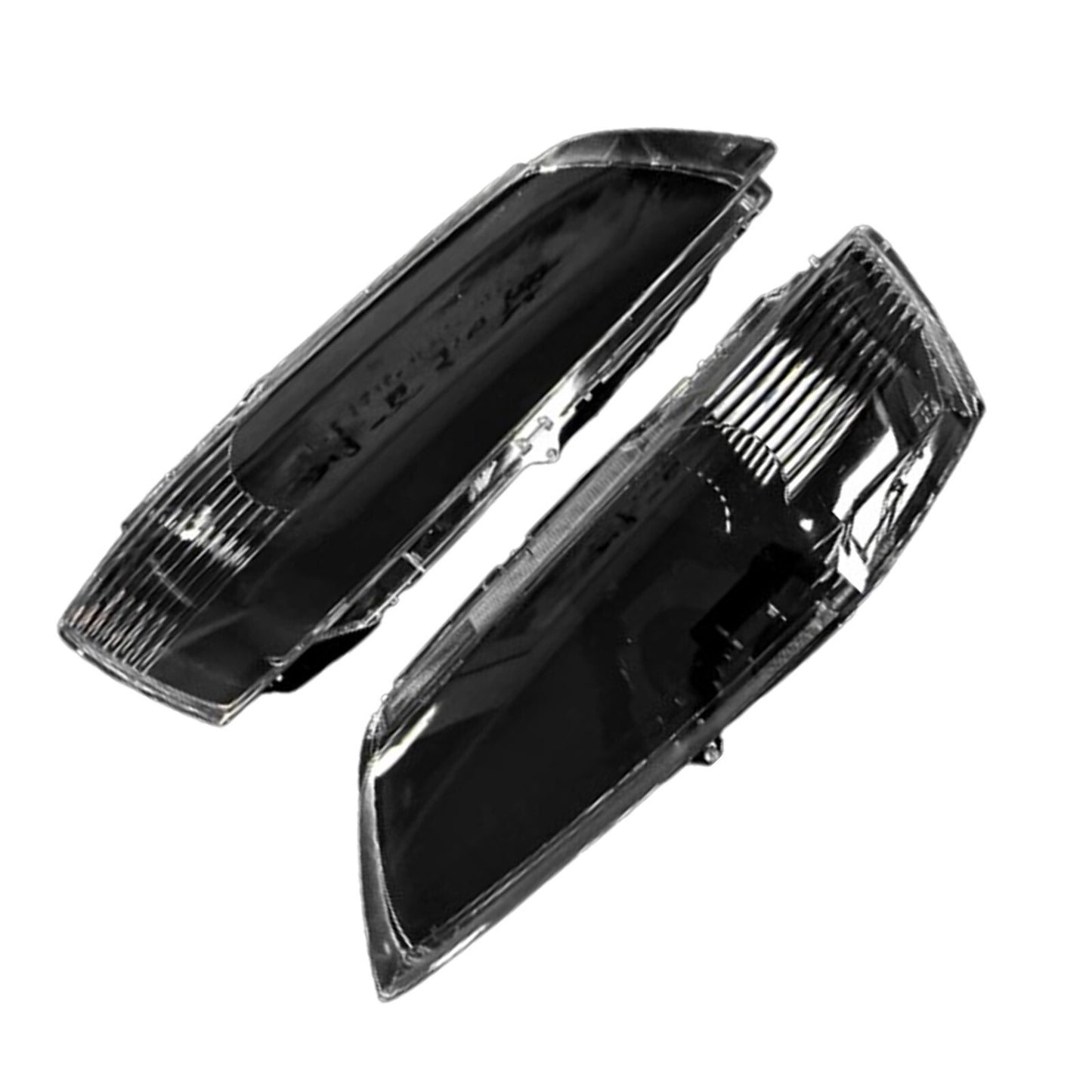 A Pair Front Headlight Lens Housing+Glue for Mitsubishi Lancer Evo 9TH 2003-062e