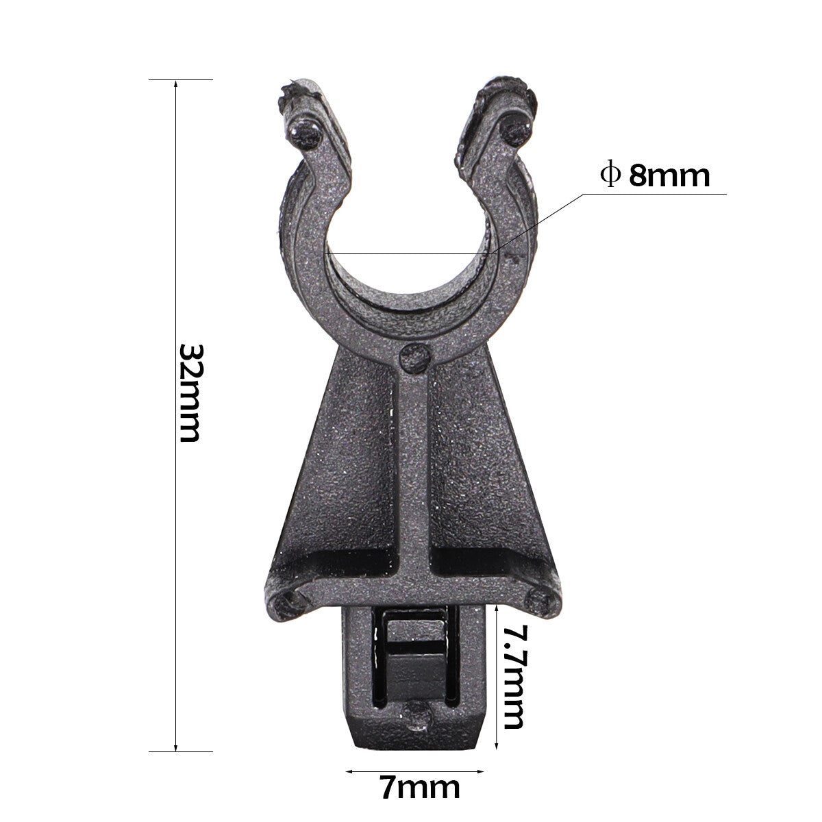 for Nissan Dualis J10 Navara Pathfinder R51 Hood Bonnet Support Rod Clamp Clips
